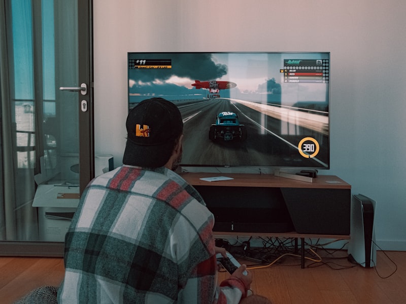 LAN room with gaming PCs